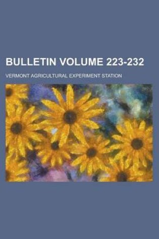 Cover of Bulletin Volume 223-232