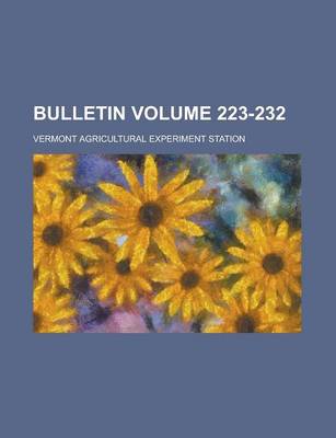 Book cover for Bulletin Volume 223-232