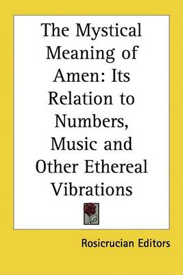 Book cover for The Mystical Meaning of Amen