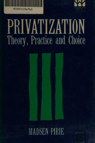 Cover of Privatization