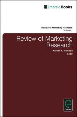 Cover of Review of Marketing Research: Volume 1