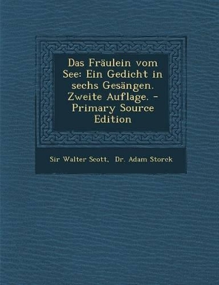 Book cover for Das Fraulein Vom See