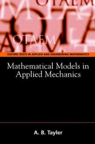 Cover of Mathematical Models in Applied Mechanics (Reissue)