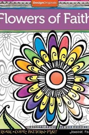 Cover of Flowers of Faith Coloring Book