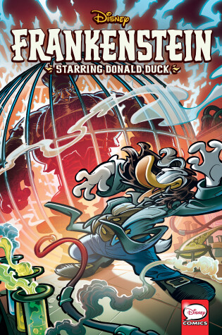Cover of Disney Frankenstein, starring Donald Duck (Graphic Novel)