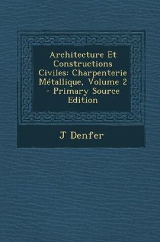 Cover of Architecture Et Constructions Civiles