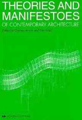 Cover of Theories and Manifestos of Contemporary Architecture