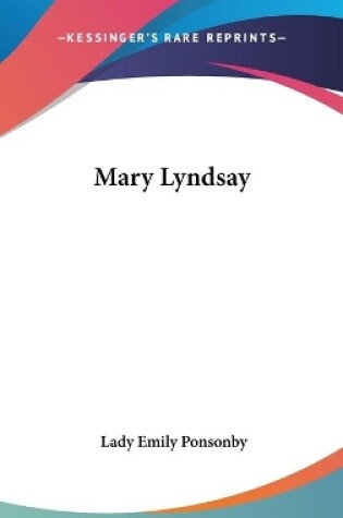 Cover of Mary Lyndsay