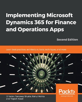 Book cover for Implementing Microsoft Dynamics 365 for Finance and Operations Apps