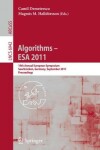 Book cover for Algorithms ESA 2011