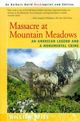 Cover of Massacre at Mountain Meadows