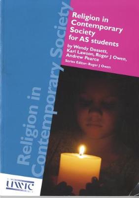 Book cover for Religion in Contemporary Society for AS Students