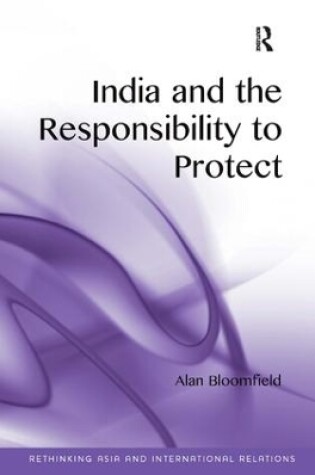 Cover of India and the Responsibility to Protect