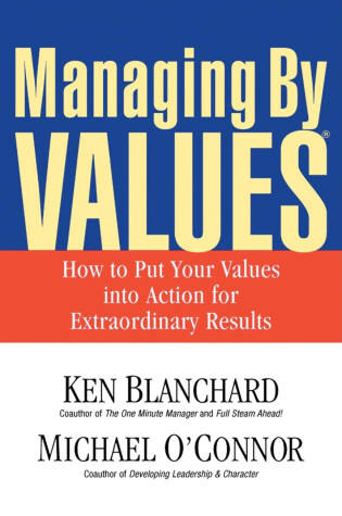 Cover of Managing By Values