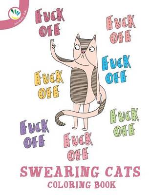 Book cover for Swearing Cats Coloring Book