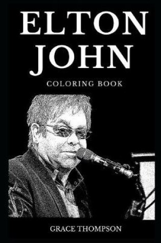 Cover of Elton John Coloring Book
