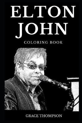 Book cover for Elton John Coloring Book