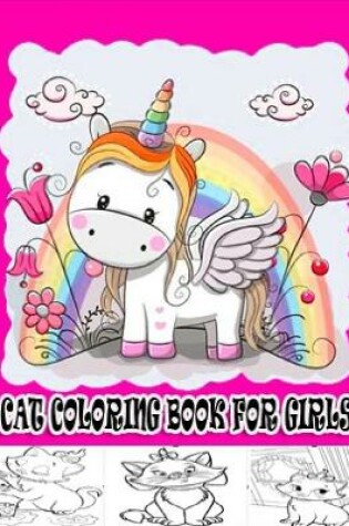 Cover of Cat Coloring Book For Girls