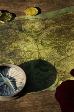 Cover of Compass, Coins and a Pirate Treasure Map Journal