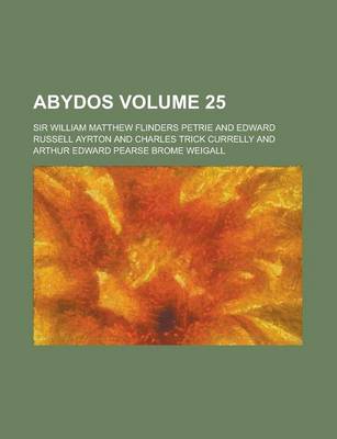 Book cover for Abydos Volume 25