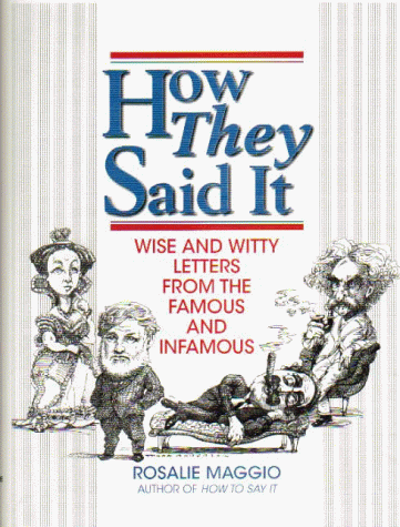 Book cover for How They Said It