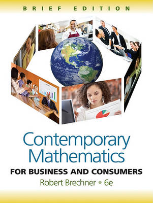 Book cover for Contemporary Mathematics for Business and Consumers, Brief Edition