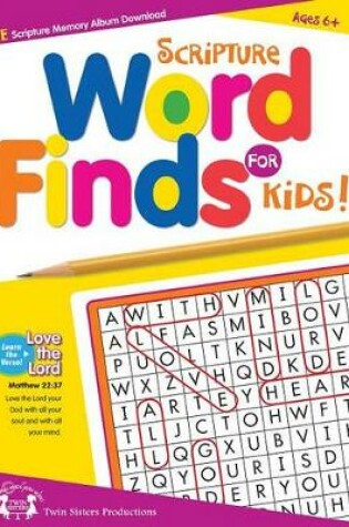 Cover of Scripture Word Finds for Kids Puzzle Book