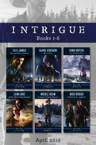 Cover of Intrigue Box Set 1-6/Marine Force Recon/Her Alibi/Ice Cold Killer/Smoky Mountains Ranger/Wyoming Cowboy Marine/Undercover Justice