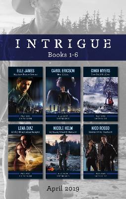 Book cover for Intrigue Box Set 1-6/Marine Force Recon/Her Alibi/Ice Cold Killer/Smoky Mountains Ranger/Wyoming Cowboy Marine/Undercover Justice