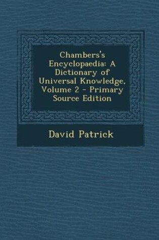 Cover of Chambers's Encyclopaedia