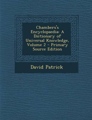 Book cover for Chambers's Encyclopaedia
