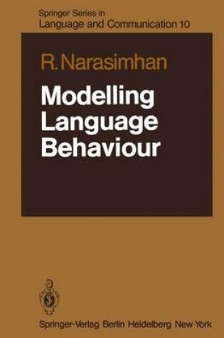 Cover of Modelling Language Behaviour
