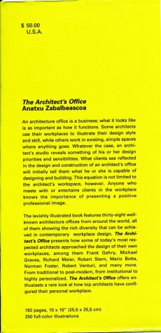 Book cover for The Architect's Office