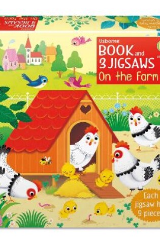 Cover of Usborne Book and 3 Jigsaws: On the Farm