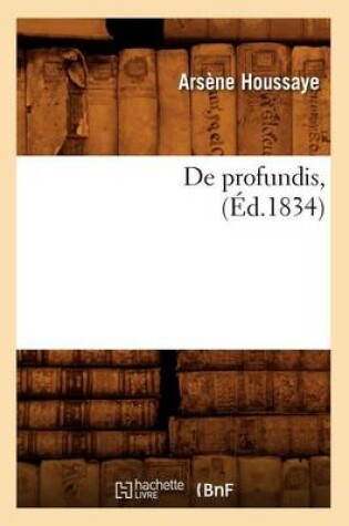 Cover of de Profundis, (Ed.1834)