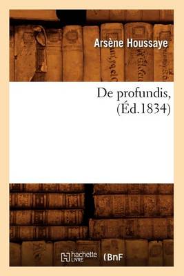 Book cover for de Profundis, (Ed.1834)