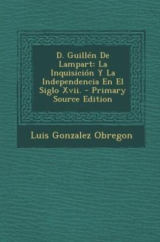 Cover of D. Guillen de Lampart