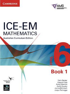 Book cover for ICE-EM Mathematics Australian Curriculum Edition Year 6 Book 1