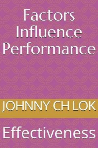 Cover of Factors Influence Performance