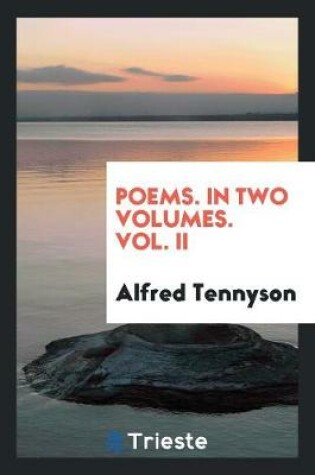 Cover of Poems. in Two Volumes. Vol. II