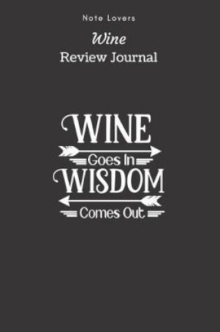 Cover of Wine Goes In Wisdom Comes Out - Wine Review Journal
