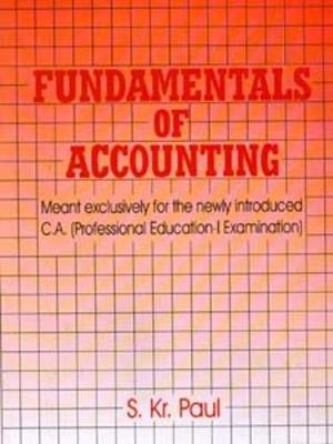 Book cover for Fundamentals of Accounting