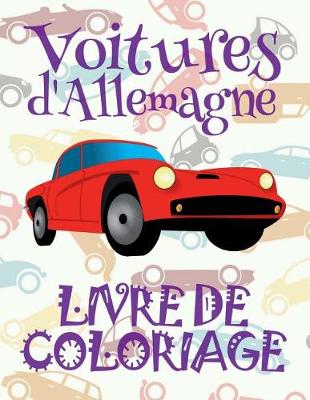 Book cover for ✌ Voitures d'Allemagne ✎ Livres de Coloriage pour adultes Voitures retro ✎ Livre de Coloriage pour adulte ✍ Livre de Coloriage adulte