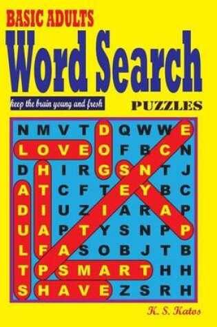 Cover of Basic Adults Word Search Puzzles