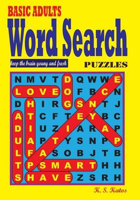 Book cover for BASIC ADULTS Word Search Puzzles