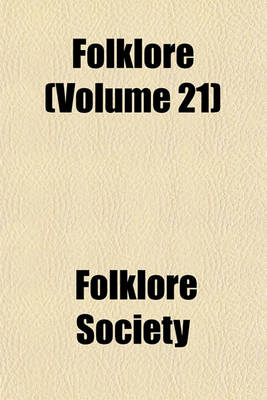 Book cover for Folklore (Volume 21)