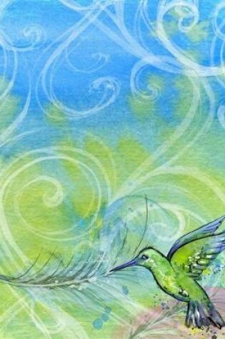 Cover of Green Hummingbird Watercolor Notebook