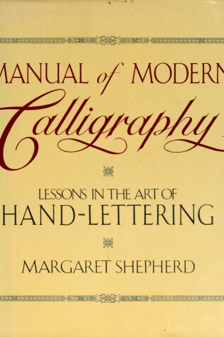 Cover of Manual of Modern Caligraphy