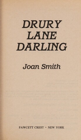 Book cover for Drury Lane Darling