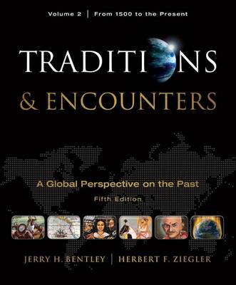 Book cover for Traditions & Encounters, Volume 2 with Connect Plus 1-Term Access Card